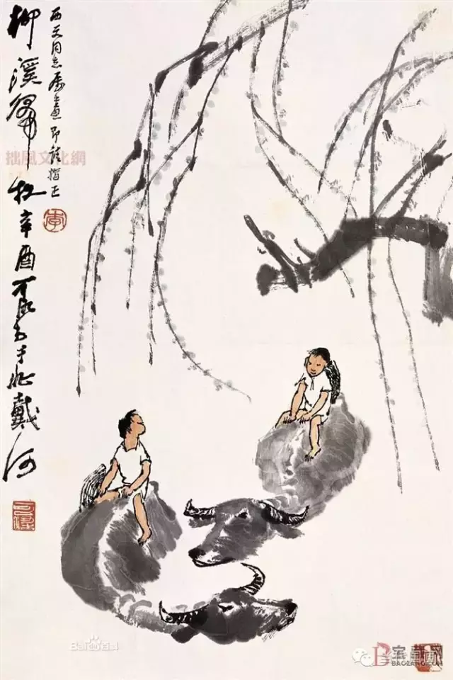 李可染一生創(chuàng)作作品1000件，市場(chǎng)拍了8000件，90%是假的