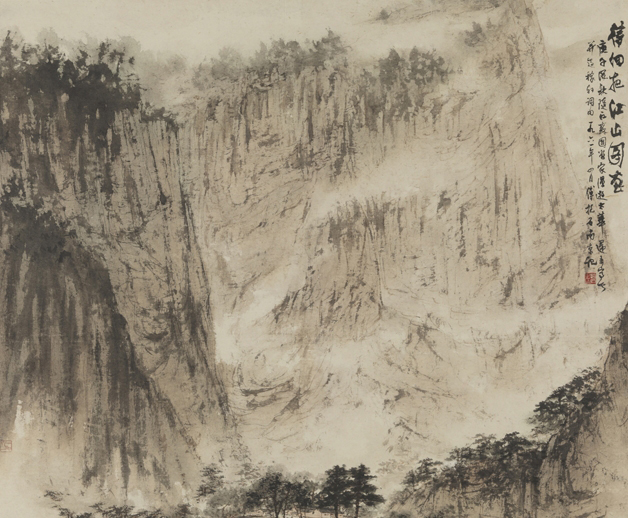 《待細(xì)把江山圖畫》100×111.5cm，1961年